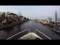 From Broek In Waterland direction Amsterdam Central station.Dutch waterways.