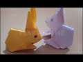 Easy Origami Rabbit - How to Make Rabbit Step by Step