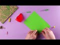 Cómo hacer un tulipán de flores. Manualidades Día de la Madre con papel [Origami fácil]