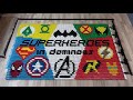 Superheroes in 58,000 dominoes
