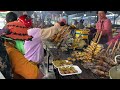 Food Rural TV, Amazing Popular Grilled Meat at Oudong Resort - Grill Chickened, Frog, Meat