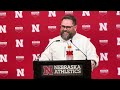 Nebraska Football General Manager Sean Padden meets the media I Nebraska Huskers I GBR