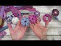 Hand Sewn Velvet Flowers