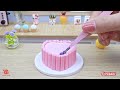 Rainbow KITKAT Cake Decorating 🍭 How To Make Tasty Miniature Rainbow Cake🌈Chocolate Cakes Recipes