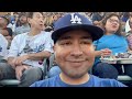 Dodgers game for Fernando Valenzuela bobblehead night Vlog #37 Part 2