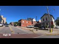 Morgantown 4K - Driving Downtown - WV