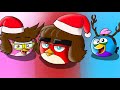 Angry Birds Kate of quest-hedge Christmas | Speedpaint