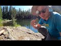 MOUNTAIN TROUT Fishing!!! 24H SOLO Catch, Cook, Camp & Filming Wild Axolotls!