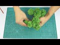 DIY Miniature Paper Tree | TCraft