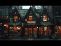 Nooks & Crannies Bookshop | Dark Potterhead Academia | 2hr music and rainy atmosphere.