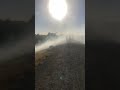 Firefighters at work with a grass fire #emergency #fire #trending