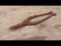 Repairing a very rusty Japanese flower shears‼