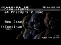 I play fiive nights at Freddy's two (demo)