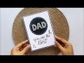 DIY Handmade Greeting Card for Father's Day | Special Father's Day Card Ideas | Tutorial