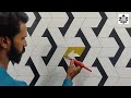 3D wall painting decoration | 3D wall modern painting design | wall paint design ideas