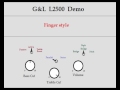 G&L L2500 Demo (Finger Style)