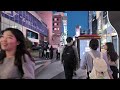 Gangnam Street Walking Tour. Seoul City Korea 4k City Tour