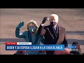 En video: El presidente, Joe Biden, y su familia ingresan a la Casa Blanca | Noticias Telemundo