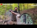 Man Builds Warm Survival Shelter for Winter | Start to Finish Build By @ramizinthewild