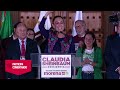 El discurso de la victoria: Claudia Sheinbaum desde el Zócalo. Íntegro