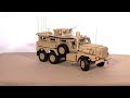 AMEWI HG P602 U.S. MILITARY RC TRUCK COUGAR MRAP 6x6 RTR, SMOKE, LIGHTS, SOUND, UNBOXING, FIRST TEST