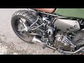 XSR700 WITH SC PROJECT CONIC 70'S STYLE EXHAUST SOUNDS