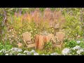 Victorian Spring/Summer ASMR Ambience | Garden Tea Party | Fontaine Sounds, Horses, Nature Sounds