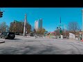 4K Driving in Downtown Atlanta, Georgia - Rush Hour - Spring Break - HDR - USA - 2023