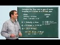 Problem Solved: Flow Rate Formula - Water Treatment, Distribution and Wastewater Math