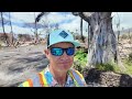 Lahiana Fire Footage - Aina Nalu Walking Tour | Total Destruction EXCEPT Old Wooden Chairs??