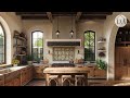 Old-World Charm, New Age Appeal: Elevate Your Indoor Living to Mediterranean Modern Vintage Kitchen