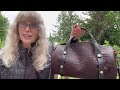 WOW!! Magnificent GO FORTH GOODS Jane Leather Crossbody in Cherry Bison!🐾Bag Hound