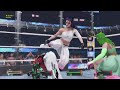 Vshojo Championship Match in WWE2K23 with Ironmouse vs Haruka Karibu vs Kson vs Zentreya