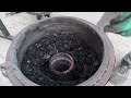 Газогенераторная печка на покрышках без дыма