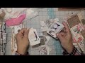 Craft with me /Flip Flop Journal /  Creating Ephemera /Part 6