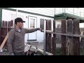 How to repair wood fence without digging or using concrete. Grip Rite