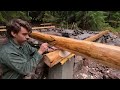 One Year Alone in Forest of Sweden | Building Log Cabin like our Forefathers