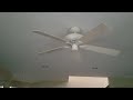 2 Hunter Infinity ceiling fans running on all speeds
