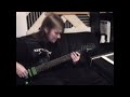 Meshuggah - Making Of Destroy Erase Improve | 1995 Studio Recording Footage