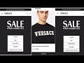 Versace 50% summer sale happening July 2022 * Luxury sale