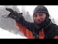 Blizzarding snowboarding trip