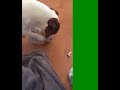 Jack Russell opening his present