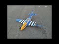 RC Mid-Air Collison Crash - P51 Totals Another Airplane