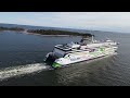 Tallink's M/S MyStar departing from Helsinki to Tallinn