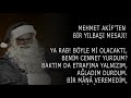 Mehmet Akif’ten Yılbaşı Mesajı