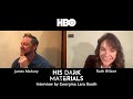 GEORGINA LARA BOOTH interviews JAMES MCAVOY & RUTH WILSON on HBO's 