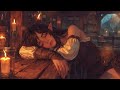 Relaxing Medieval Music - Fantasy Bard/Tavern Ambience, Rain Sounds, Healing Sleep Music