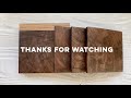 How to Make Walnut Coasters with Oak from Scrap // DIY