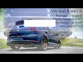 VW Golf R MK7.5 with Remus resonated Cat Back - Carbon Tips