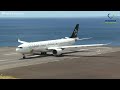 AIRBUS A330-900 STAR ALLIANCE LIVERY Landing & Takeoff at Madeira Airport